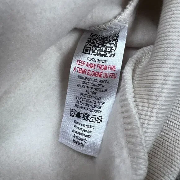 Supply & Demand NWT Youth Hoodie Graphic New York Beige Pullover Size S - Picture 3 of 5